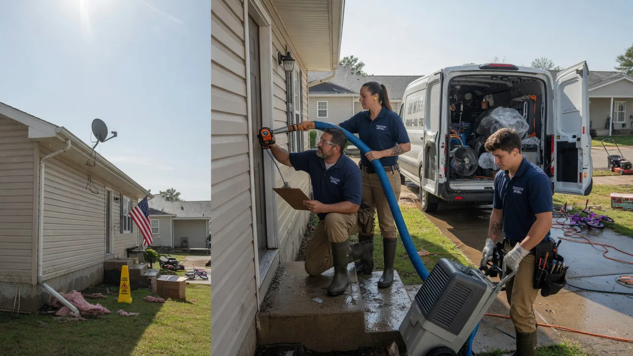 Ceiling Water Damage Restoration in Longville, LA near me